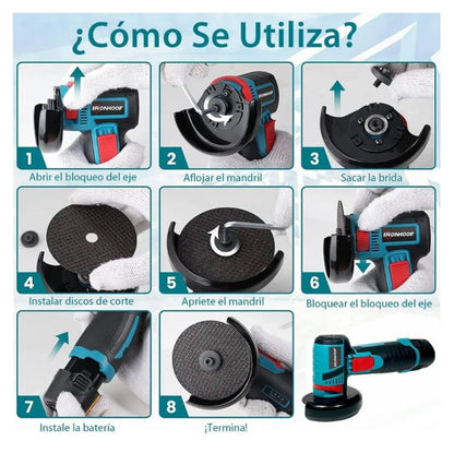 SteelEdge - Pulidora Inalámbrica + Regalo Gratis 🎁 [50% OFF SOLO HOY]