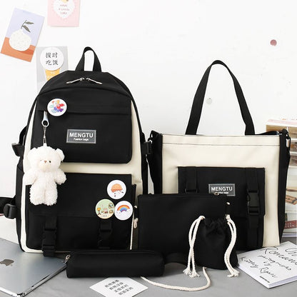 [COMPRA 1 Y LLÉVATE 5] Mochila Koreana + 🎁 4 Bolsos de Regalo (Oferta limitada)