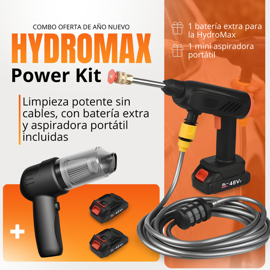 🔥 COMBO AÑO NUEVO: Hidrolavadora HydroMax +  Mini Aspiradora de REGALO (Últimas Unidades)