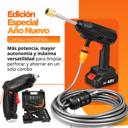 🔥 COMBO AÑO NUEVO: Hidrolavadora HydroMax +  Mini Destornillador de REGALO (Últimas Unidades)