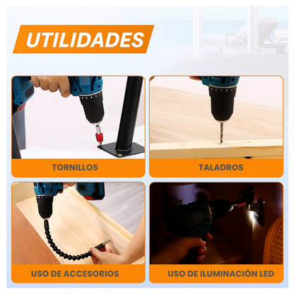 TalaPro - Taladro de Mano Inalámbrica + Regalos Gratis 🎁