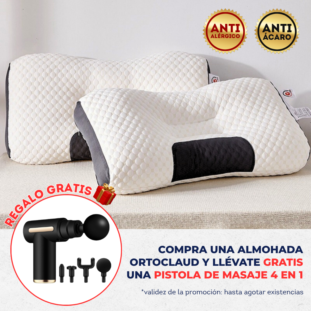 OrtoCloud – Almohada Anatómica 3D Que Protege Tu Columna [REGALO + 50% OFF SOLO HOY]