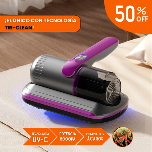 VitaClean - Aspirador Portátil UV Inalambrico | Poder de Succión y Esterilización Total