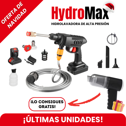 🔥 COMBO NAVIDAD: Hidrolavadora HydroMax +  Mini Aspiradora de REGALO (Últimas Unidades)