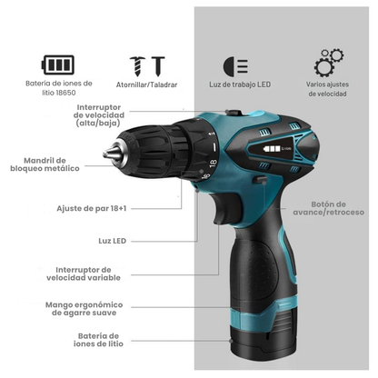 TalaPro - Taladro de Mano Inalámbrica + Regalos Gratis 🎁